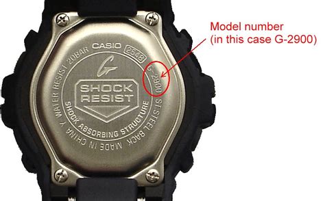 check casio watch serial number